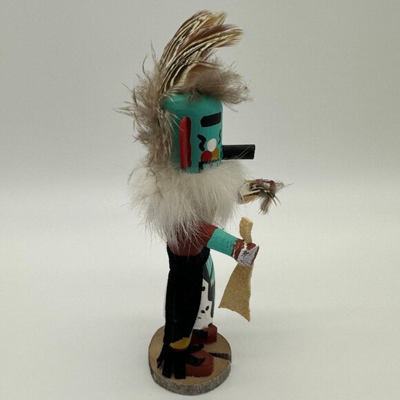 Vintage Kachina Doll Figurine Native American Morning Singer Signed BC As Is - Picture 4 of 8
